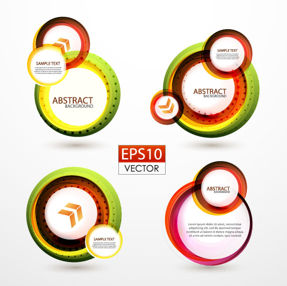 572x570 Abstract Circle Concept Background Vector 01 Free Download