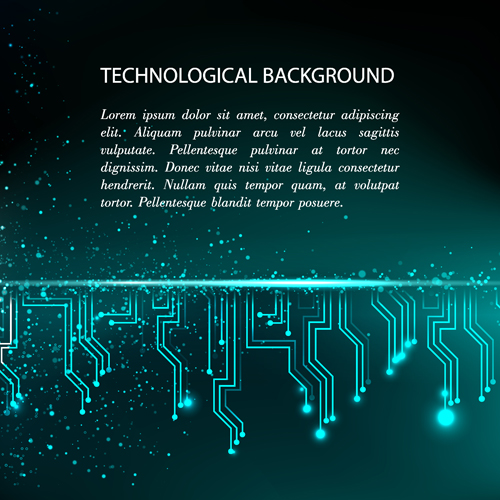 500x500 Creative Circuit Board Concept Background Vector 07 Free Download