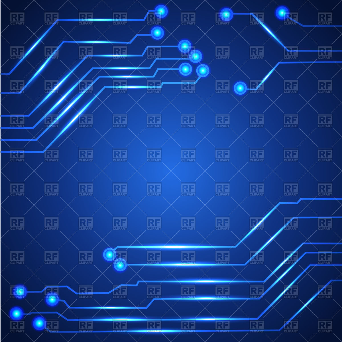 1200x1200 Hi Tech Circuit Board Background Vector Image Vector Artwork Of