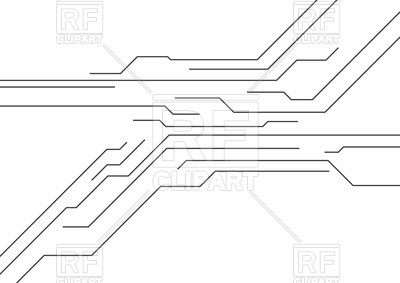 400x283 Tech Circuit Board Background Vector Image Vector Artwork Of
