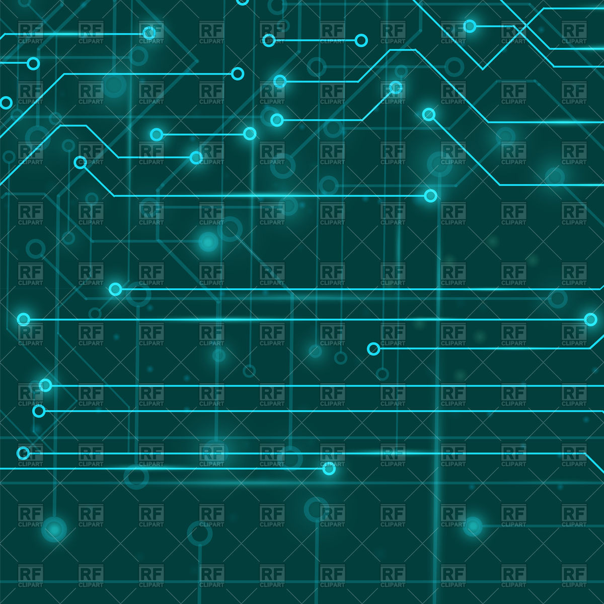 1200x1200 Circuit Board Pattern Vector Image Vector Artwork Of Backgrounds