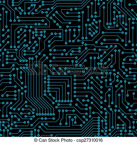 450x470 Seamless Pattern. Computer Circuit Board. Computer Circuit Board