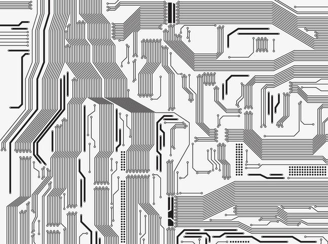 647x483 Circuit Board Vector Free Vector Download In .ai, .eps, .svg Format