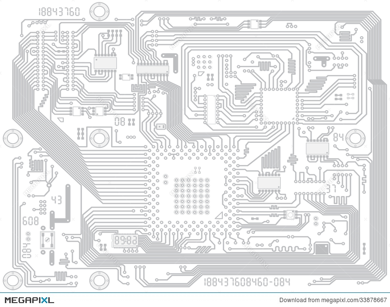 800x630 Circuit Board Vector Computer Drawing