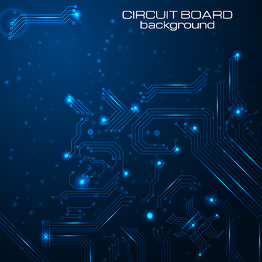 368x368 Blue Circuit Board Svg