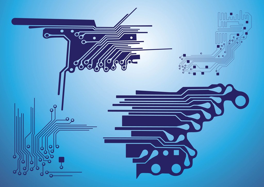 1024x724 Electronic Circuit Vector Art Amp Graphics