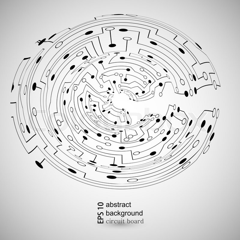 800x800 Vector Circuit Board Background Stock Vector Colourbox