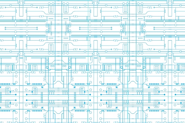 600x399 Circuit Vector Free Vector In Adobe Illustrator Ai ( .ai ) Vector