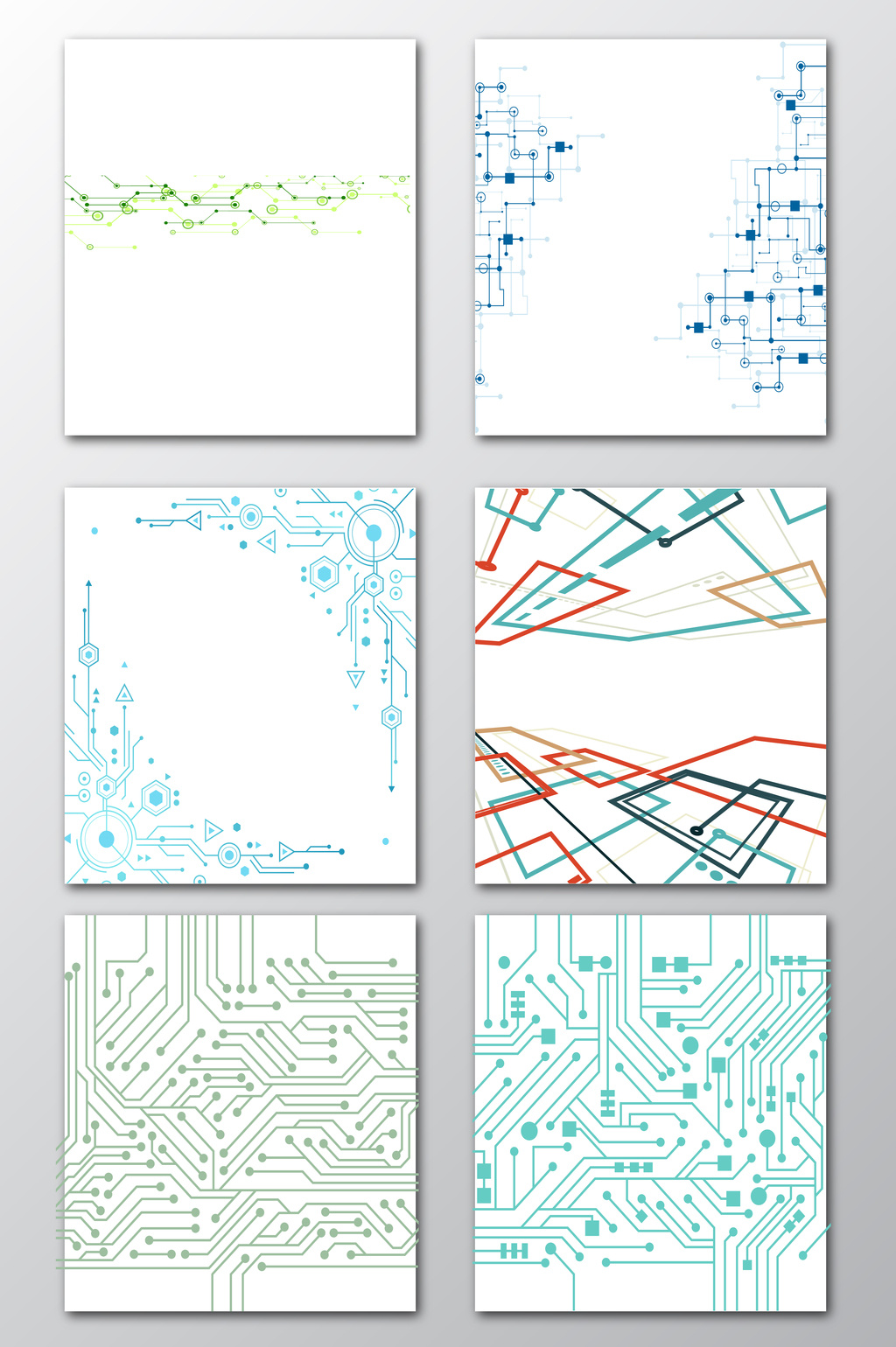 1024x1540 Abstract Style Circuit Vector Material Free Download Pikbest