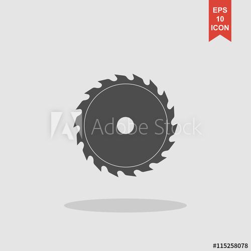 500x500 Circular Saw Blade, Vector