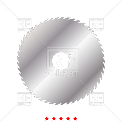 400x400 Circular Saw Blade On White Background Vector Image Vector
