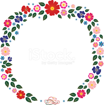 435x439 Floral Stock Vector