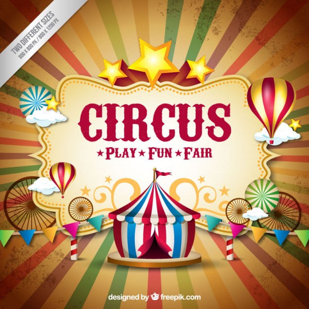 Circus Banner Vector at GetDrawings | Free download