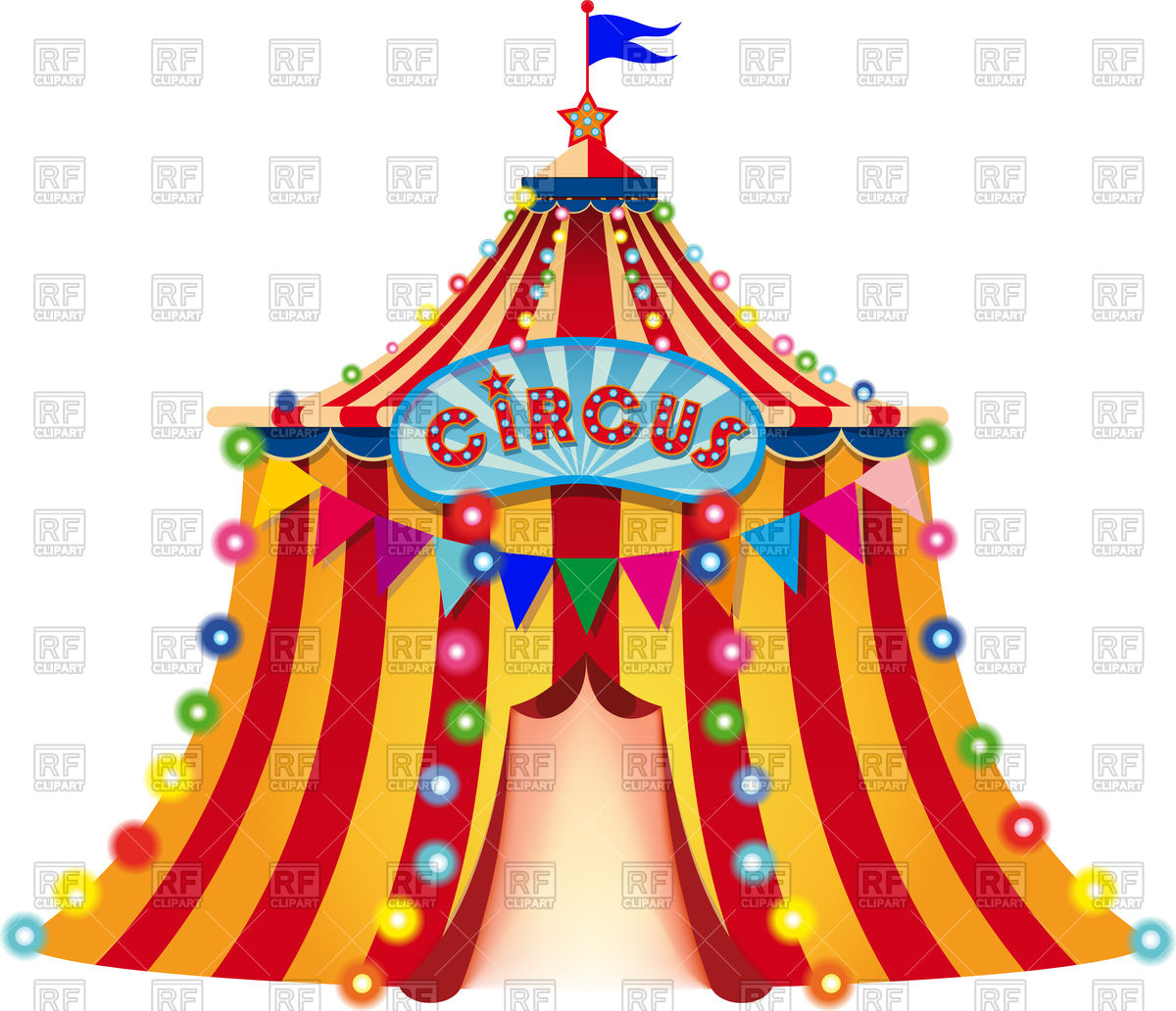 1200x1032 Large Circus Tent Vector Image Vector Artwork Of Sport And