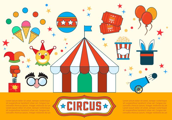 700x490 Circus Free Vector Art