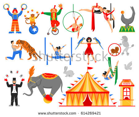 450x380 Circus Vector Art Circus Clown Vectors Download Free Vector Art