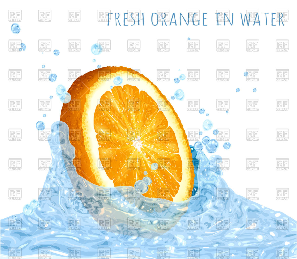 1200x1046 Orange Slice In Water Splash