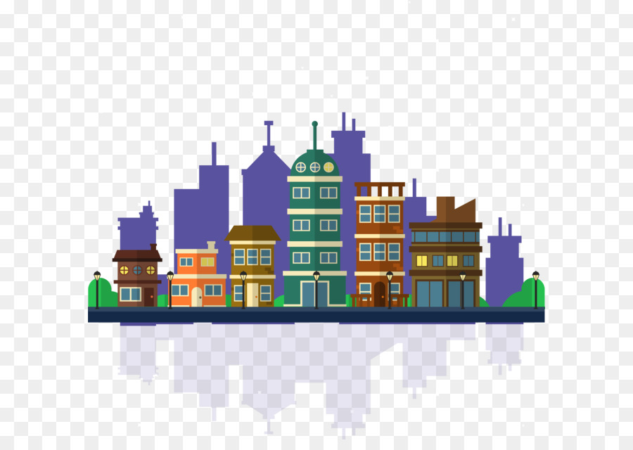 900x640 Vector City Building Background Png Download
