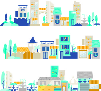 340x309 Free Vector City Illustrator Free Vector Download (223,526 Free