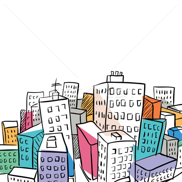 600x600 City Illustration 2 Vector Illustration Radovan Marcek (Radoma