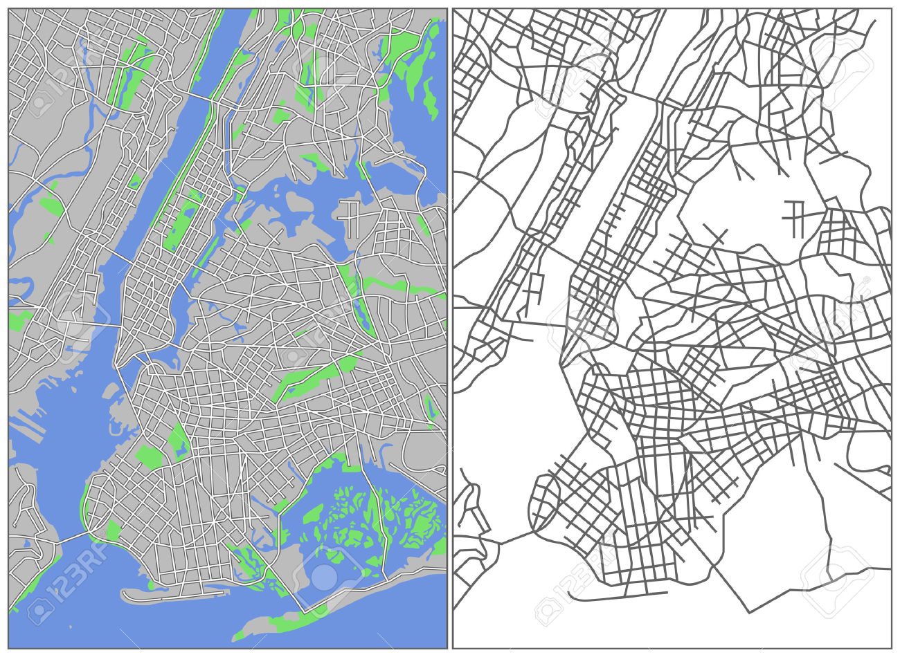 1300x950 Download Free Map New York City