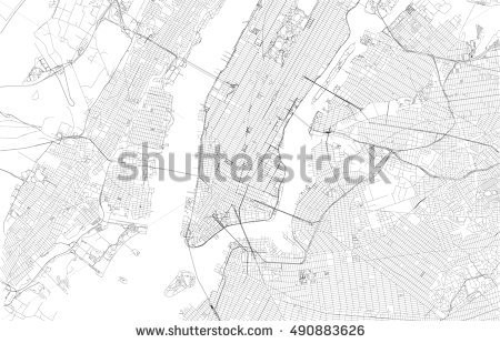 450x309 New York City Map Vector New York City Map Streets Usa Stock