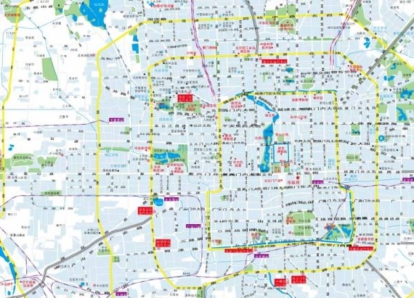 600x432 Beijing City Map Vector Free Vector In Adobe Illustrator Ai ( .ai