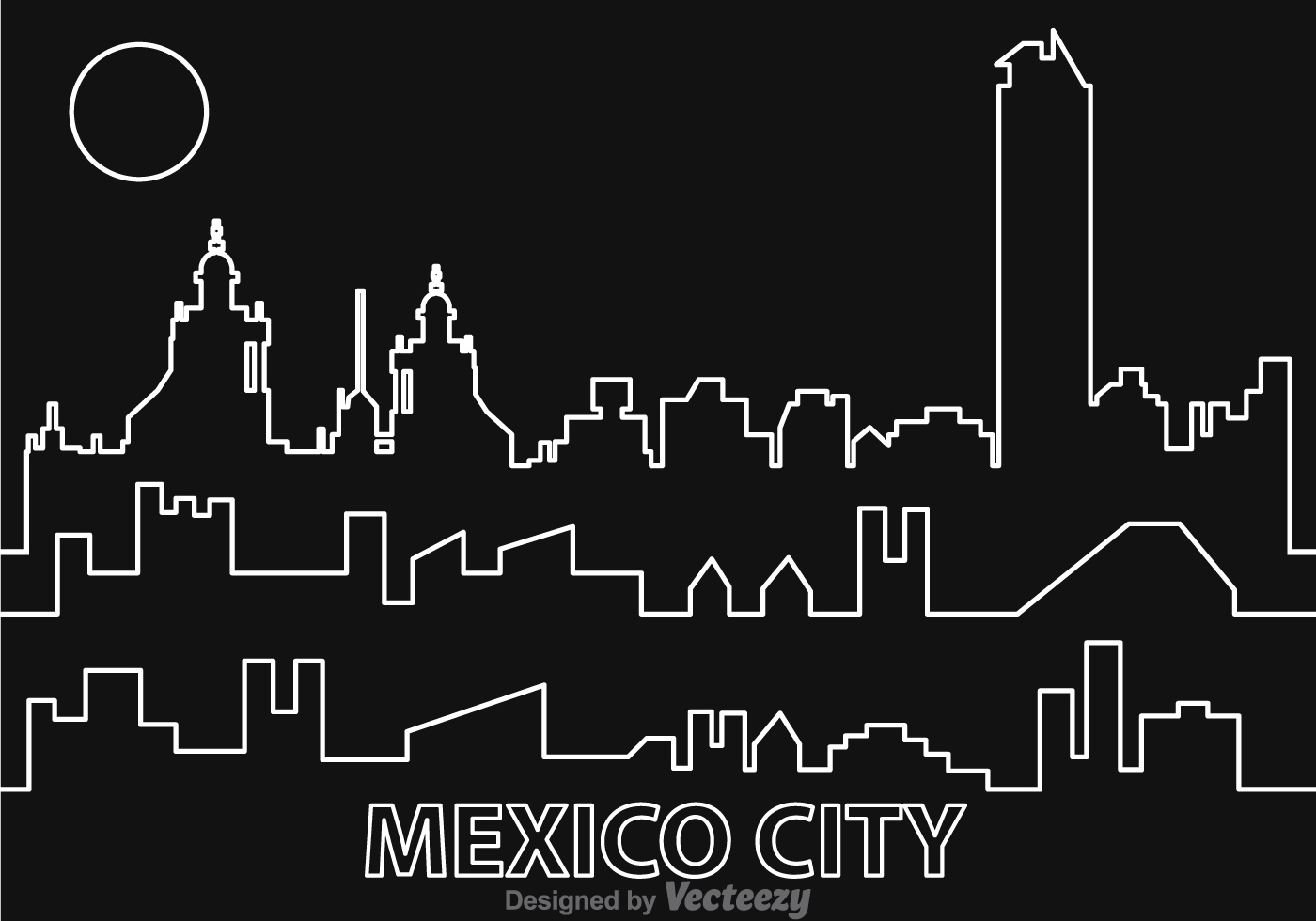 1400x980 City At Night Free Vector Art