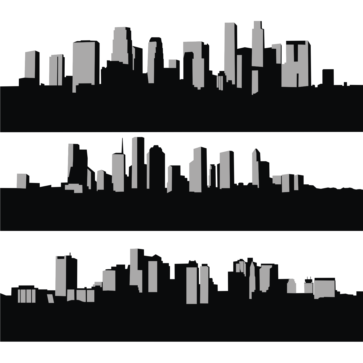 1500x1500 Vector For Free Use City Skyline Builtin Bookshelf Designs And