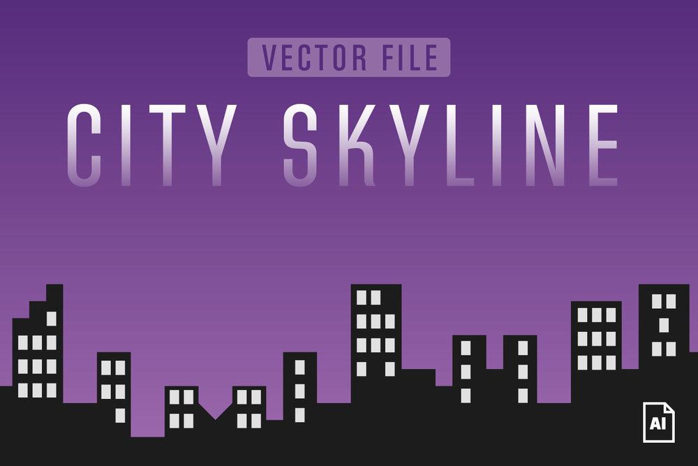 City Skyline Vector at GetDrawings | Free download