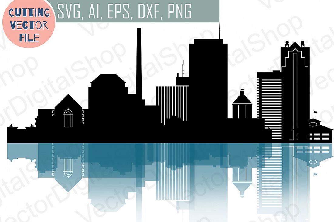 1100x734 Birmingham Svg, Alabama City Vector Sky Design Bundles