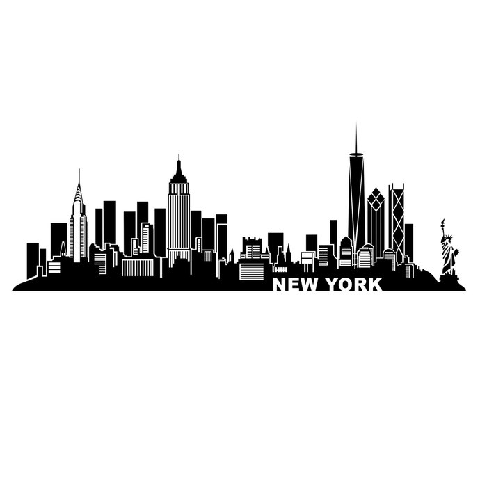 690x690 New York City American Graphics Design Svg By Vectordesign On Zibbet