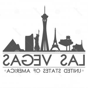 300x300 Stock Illustration Las Vegas Skyline Silhouette Design City Vector