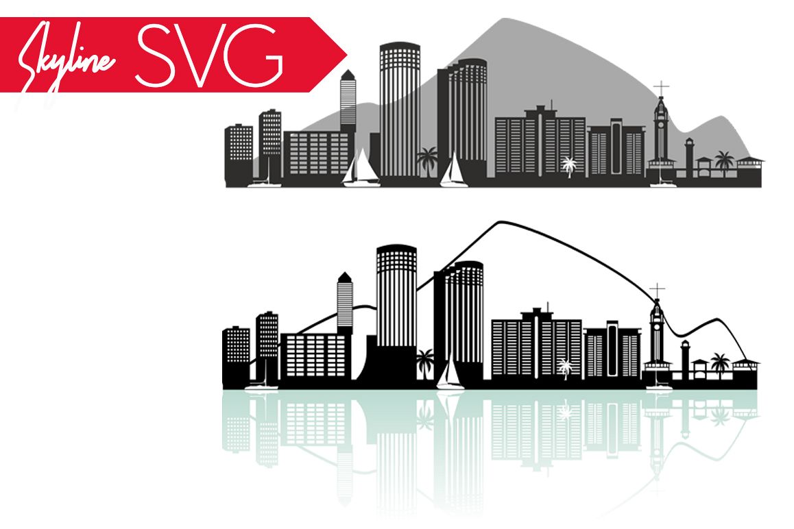 1158x772 Honolulu Svg, Hawaii Svg, City Vector Skyline, Silhouette Usa City