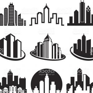 300x300 Stock Illustration Black City Vector Icon On Sohadacouri