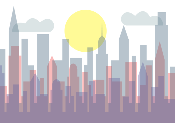 700x490 Free Cityscape Vector