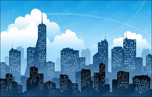 500x319 37 Attractive Free Cityscape Vectors For Your Urban Art Projects