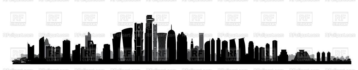 1200x236 City Doha Skyline
