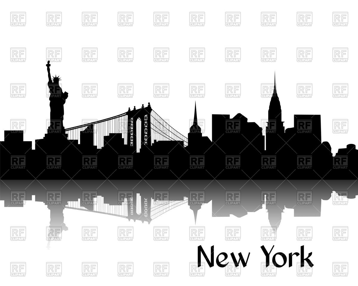 1200x960 Cityscape Clipart Manhattan Skyline