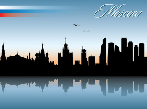 495x368 City Silhouette Vector Free Free Vector Download (6,481 Free
