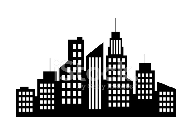 622x440 Icono De La Ciudad Stock Vector
