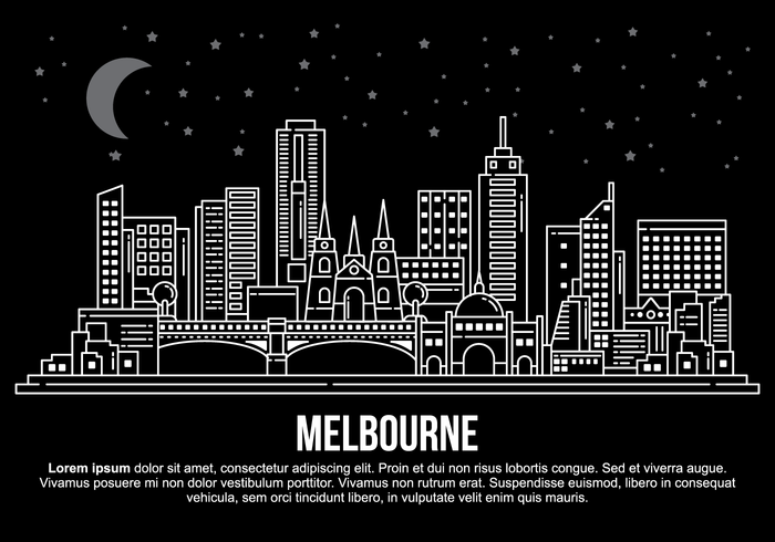 700x490 De Vector De La Ciudad De Melbourne