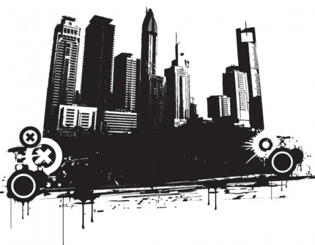 626x487 Vector De La Ciudad Descargar Vectores Gratis