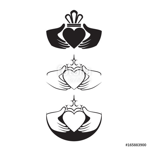 500x500 Claddagh Symbols Stock Image And Royalty Free Vector Files On