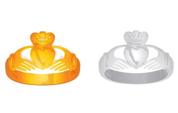 600x380 Free Claddagh Ring Vector