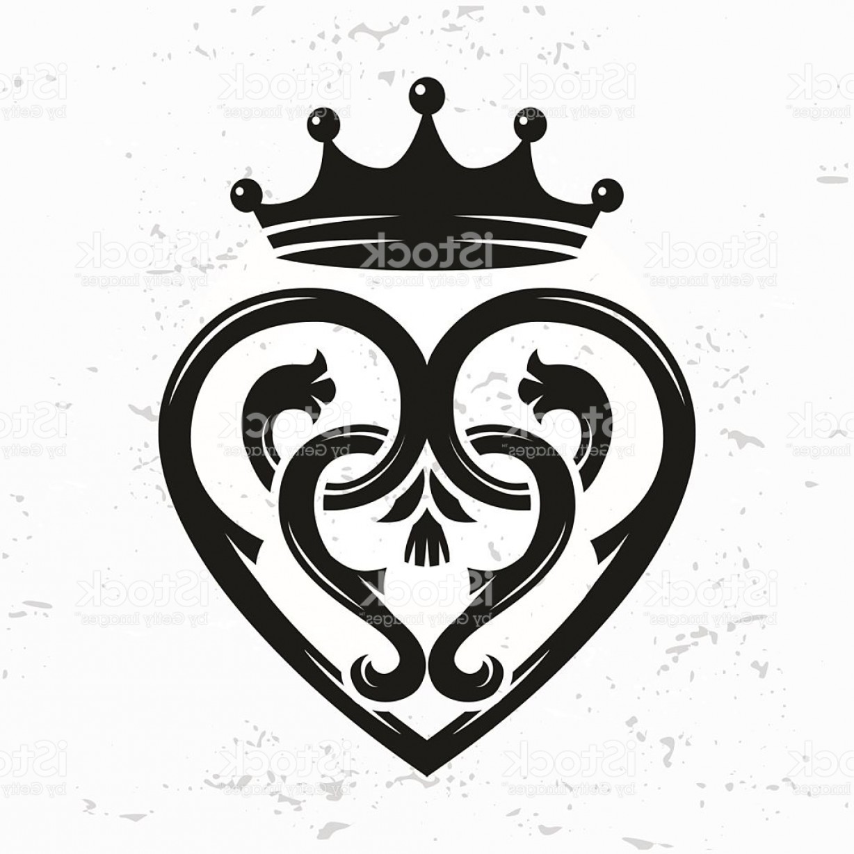 1228x1228 Scottish Luckenbooth Brooch Vector Queen Mary Celtic Heart With