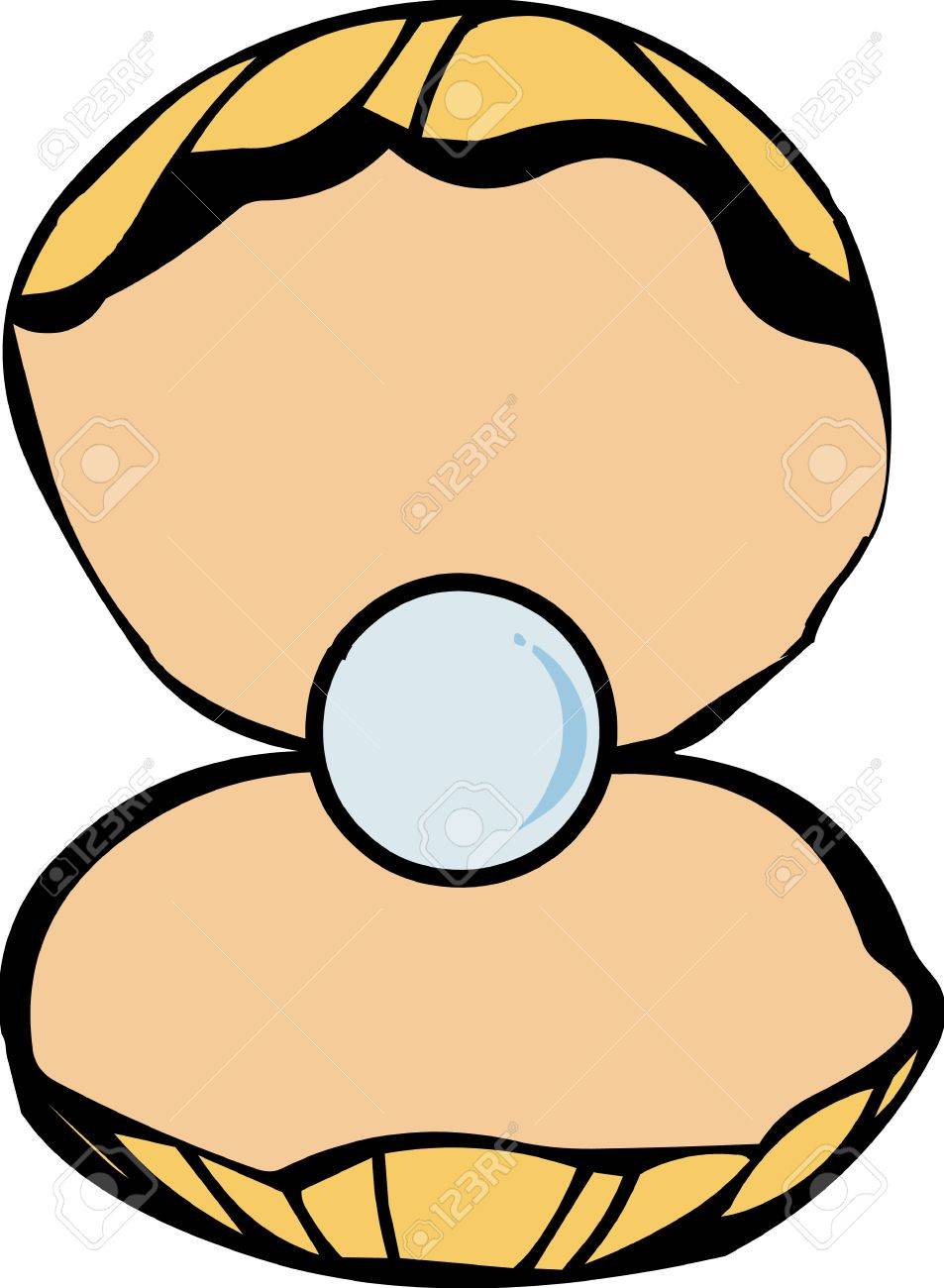 953x1300 Clam Clipart Pearl Vector