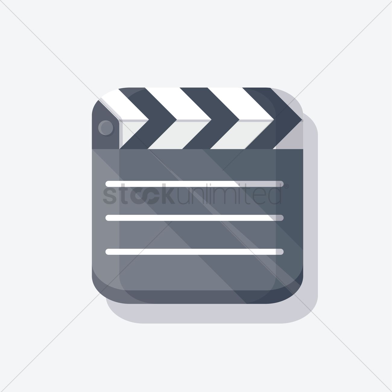 1300x1300 Free Clapboard Vector Image