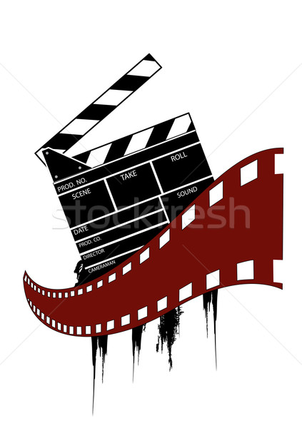 423x600 Movie Clapper Board Vector Illustration Edmond Mihai Vertes