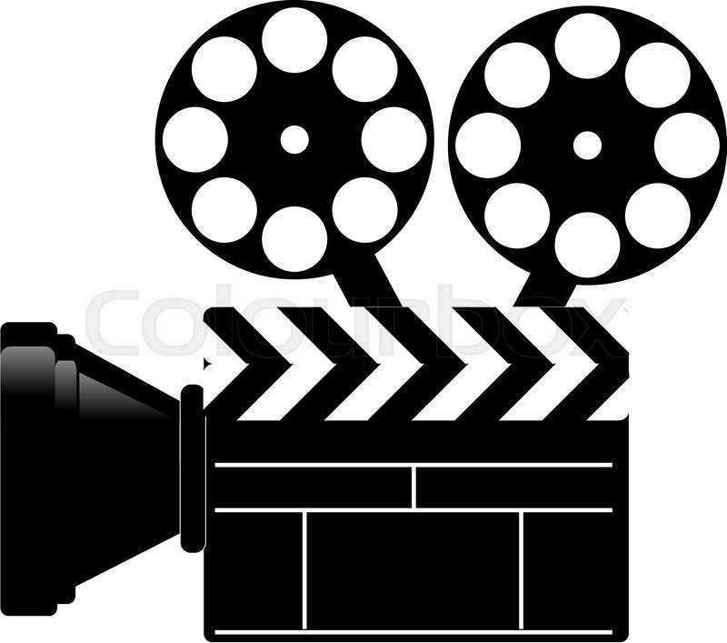 800x707 Camera Clapper Board Stock Vector Colourbox